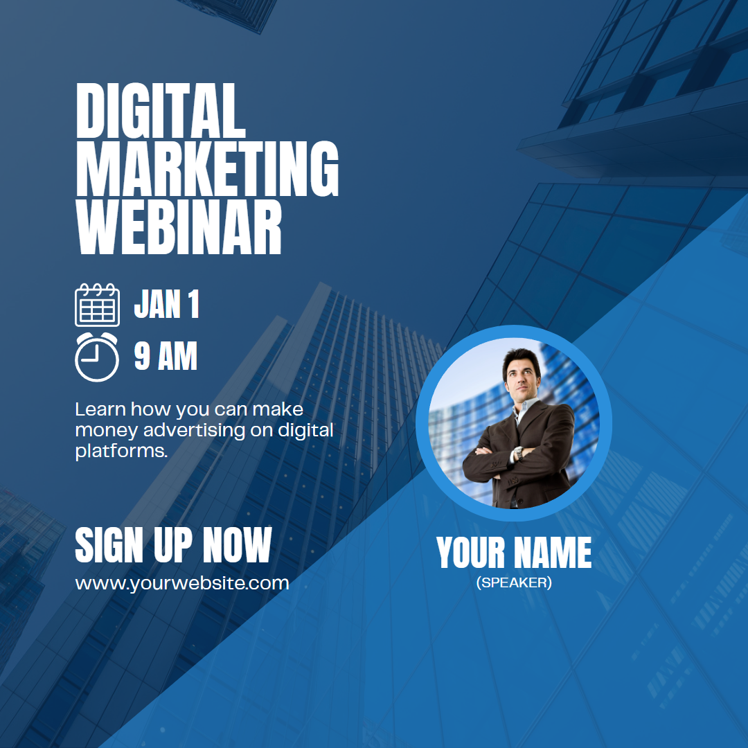 Digital Marketing Webinar Promotion